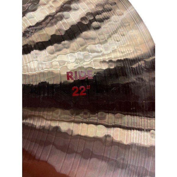 Used Paiste 22in 2002 Ride Cymbal