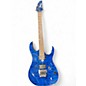 Used Ibanez RG921QMF Premium Blue Solid Body Electric Guitar thumbnail