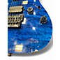 Used Ibanez RG921QMF Premium Blue Solid Body Electric Guitar