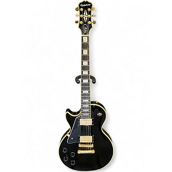 Used Epiphone Les Paul Custom Pro LH Ebony Solid Body Electric Guitar