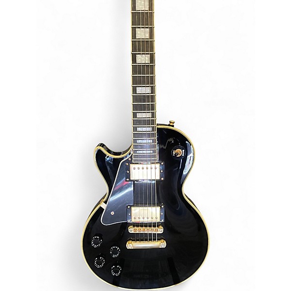 Used Epiphone Les Paul Custom Pro LH Ebony Solid Body Electric Guitar