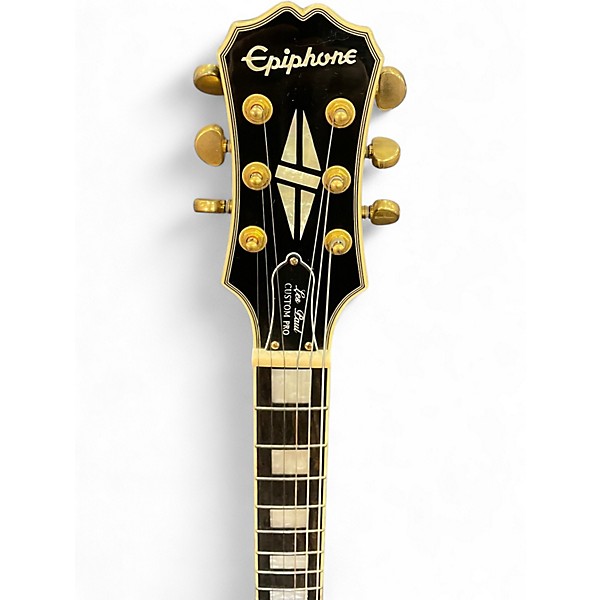 Used Epiphone Les Paul Custom Pro LH Ebony Solid Body Electric Guitar