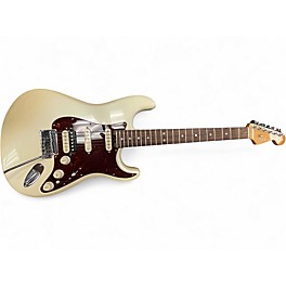 Used Fender American Elite Stratocaster HSS Shawbucker Olympic Pearl Solid Body Electric Guitar