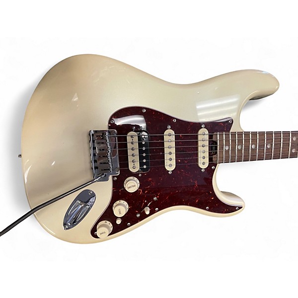 Used Fender American Elite Stratocaster HSS Shawbucker Olympic Pearl Solid Body Electric Guitar