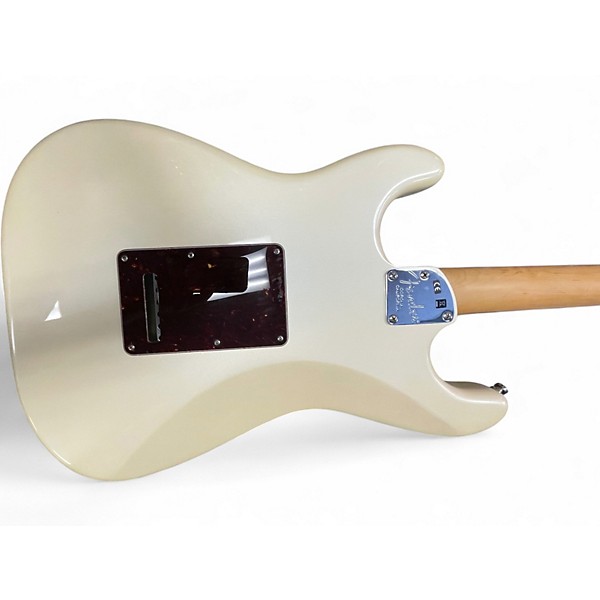 Used Fender American Elite Stratocaster HSS Shawbucker Olympic Pearl Solid Body Electric Guitar