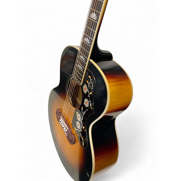 Used Epiphone J 200 1957 2 Color Sunburst Acoustic Electric Guitar
