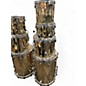 Used Pearl 7 Piece Resurrection Drums Gold Drum Kit