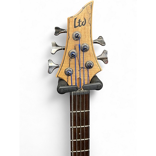 Used ESP LTD B205SM 5 String Natural Electric Bass Guitar