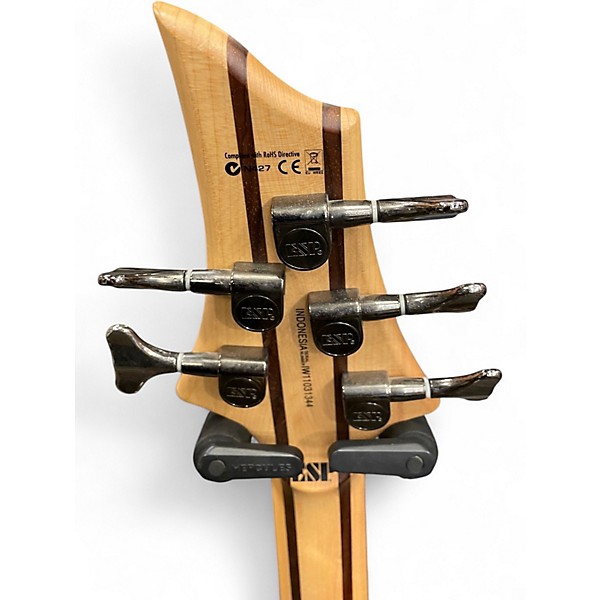 Used ESP LTD B205SM 5 String Natural Electric Bass Guitar