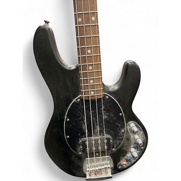 Used Sterling by Music Man Sub 4 Black Electric Bass Guitar