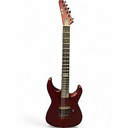 Used ESP E-II M-I Neck Thru DEEP CANDY APPLE RED SATIN Solid Body Electric Guitar