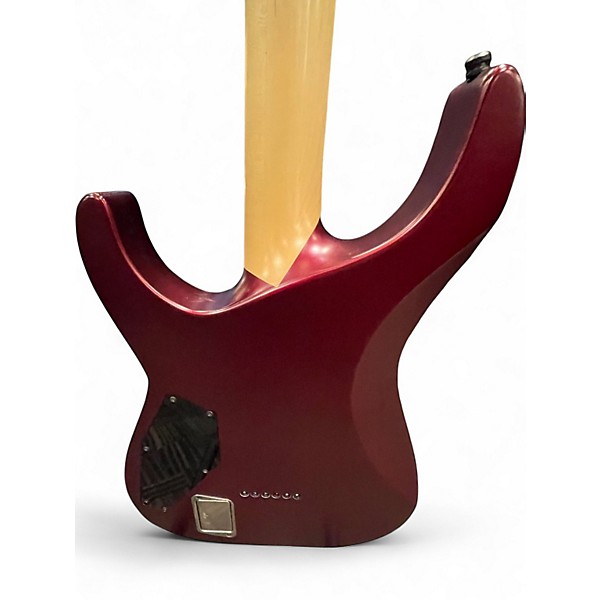 Used ESP E-II M-I Neck Thru DEEP CANDY APPLE RED SATIN Solid Body Electric Guitar