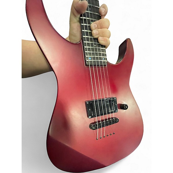 Used ESP E-II M-I Neck Thru DEEP CANDY APPLE RED SATIN Solid Body Electric Guitar