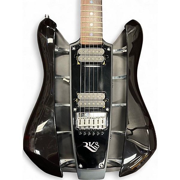Used RKS Dark Star Electric guitar Black Hollow Body Electric Guitar