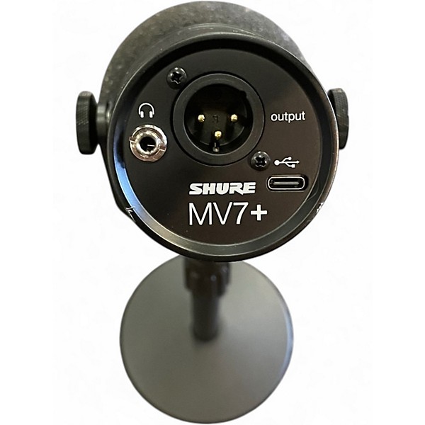 Used Shure MV7 PLus Condenser Microphone