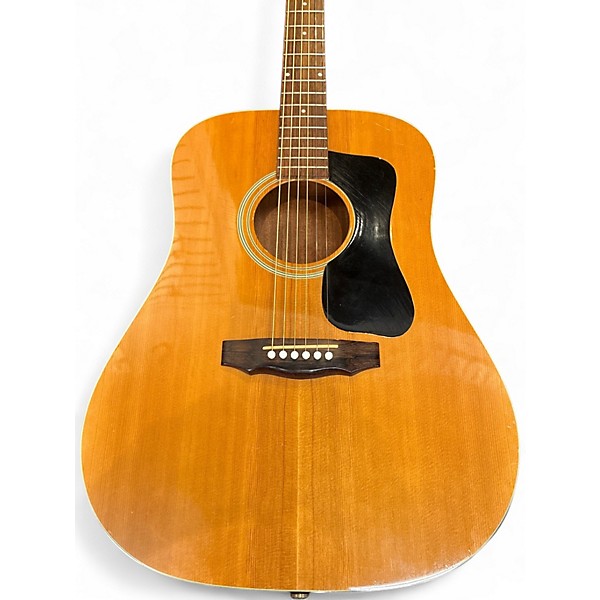Vintage 1980s Guild D25 Natural Acoustic Guitar