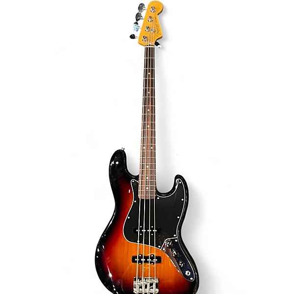 Used Fender American Professional Classic 3 Color Sunburst Electric Bass Guitar