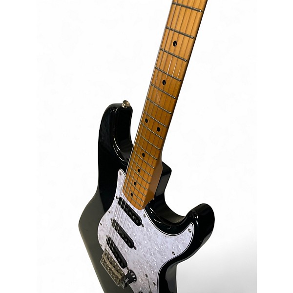 Used Fender STRATOCASTER Black Solid Body Electric Guitar