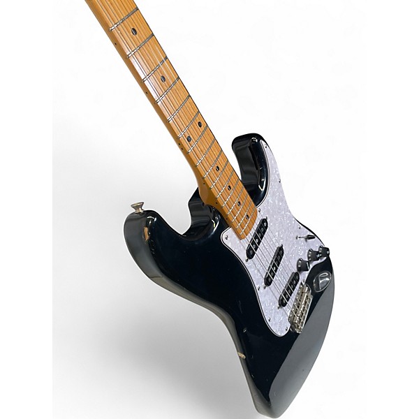 Used Fender STRATOCASTER Black Solid Body Electric Guitar