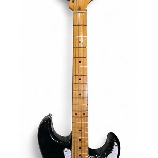 Used Fender STRATOCASTER Black Solid Body Electric Guitar