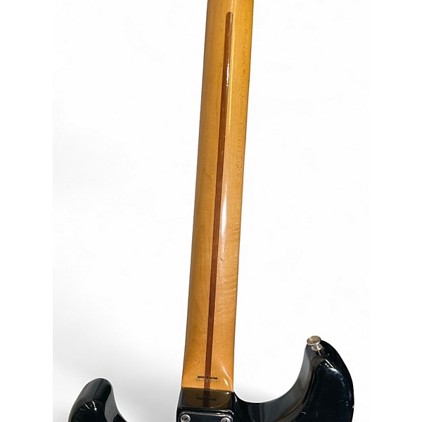 Used Fender STRATOCASTER Black Solid Body Electric Guitar