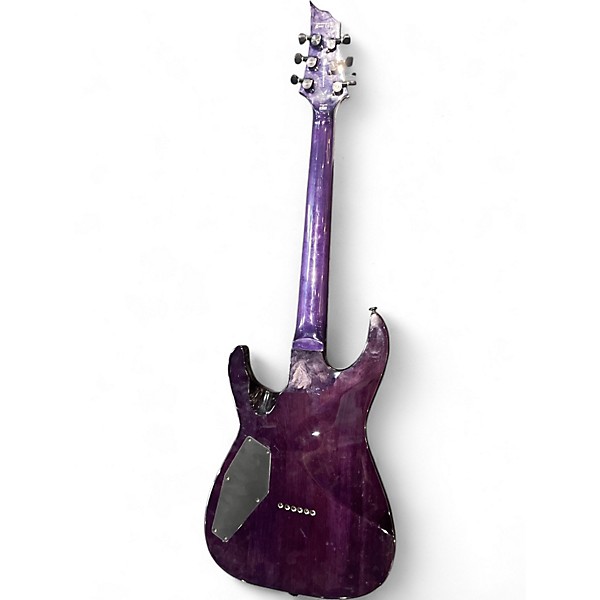 Used ESP LTD H200 TRANSPARENT PURPLE Solid Body Electric Guitar