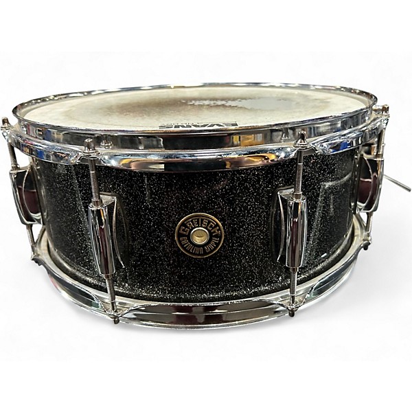 Used Gretsch Drums 14in Catalina Maple Snare black sparkle Drum
