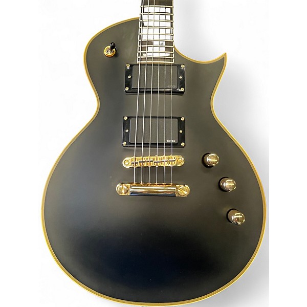 Used ESP LTD EC1000 Deluxe Black Solid Body Electric Guitar