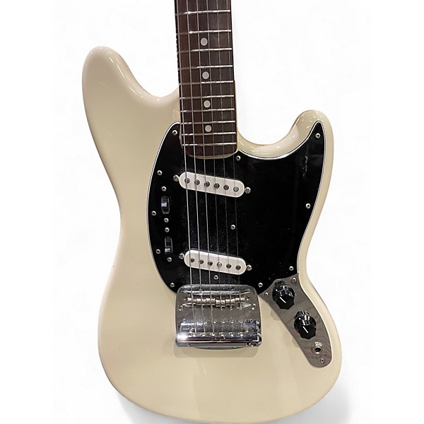 Used Fender CIJ Traditional 60s Mustang Olympic White Solid Body Electric Guitar