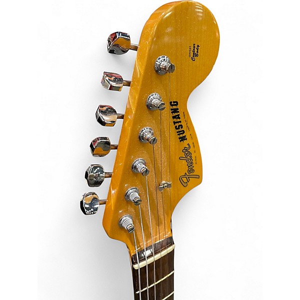 Used Fender CIJ Traditional 60s Mustang Olympic White Solid Body Electric Guitar