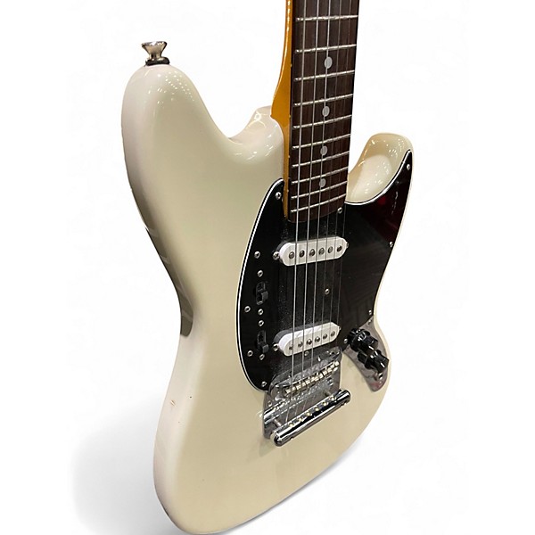 Used Fender CIJ Traditional 60s Mustang Olympic White Solid Body Electric Guitar