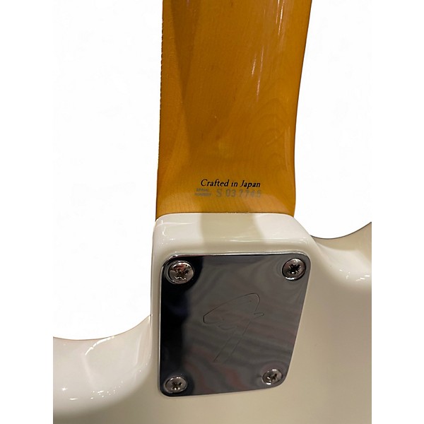 Used Fender CIJ Traditional 60s Mustang Olympic White Solid Body Electric Guitar