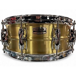 Used Yamaha 14in Recording Custom SNARE Gold Drum