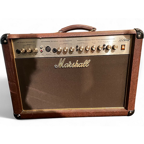 Used Marshall AS50R 50W 2X8 Acoustic Guitar Combo Amp