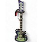 Used ESP LTD Xtone ps - 1000 Ocean Blue Burst Hollow Body Electric Guitar