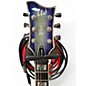 Used ESP LTD Xtone ps - 1000 Ocean Blue Burst Hollow Body Electric Guitar