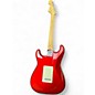 Used Fender Deluxe Stratocaster Candy Apple Red Solid Body Electric Guitar