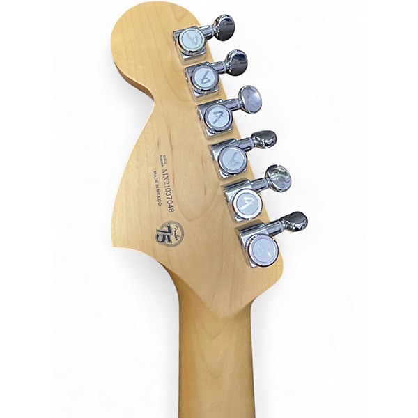 Used Fender Deluxe Stratocaster Candy Apple Red Solid Body Electric Guitar