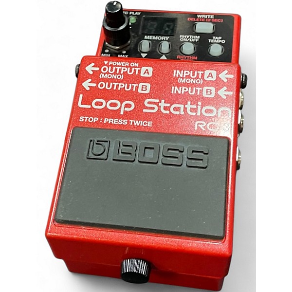Used BOSS RC3 Loop Station Pedal