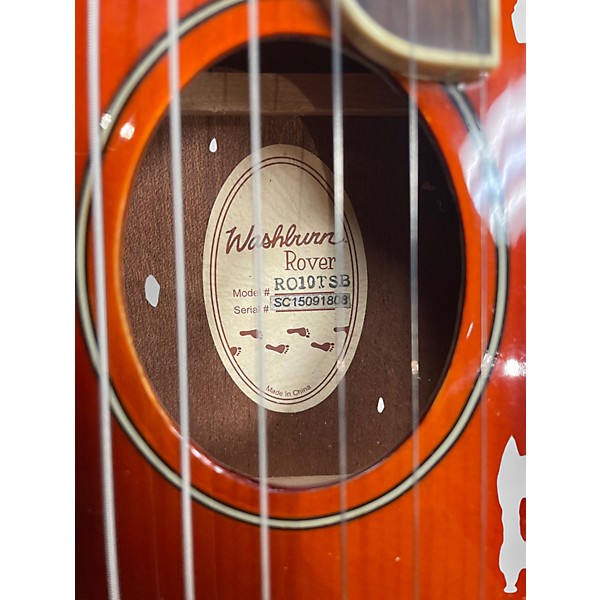 Used Washburn Ro10 Rover Tobacco Sunburst Acoustic Guitar