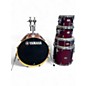 Used Yamaha 5 Piece Stage Custom Wine Red Drum Kit thumbnail