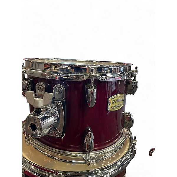 Used Yamaha 5 Piece Stage Custom Wine Red Drum Kit
