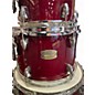 Used Yamaha 5 Piece Stage Custom Wine Red Drum Kit