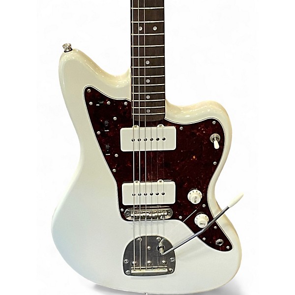 Used Squier Classic Vibe 60s Jazzmaster white Solid Body Electric Guitar