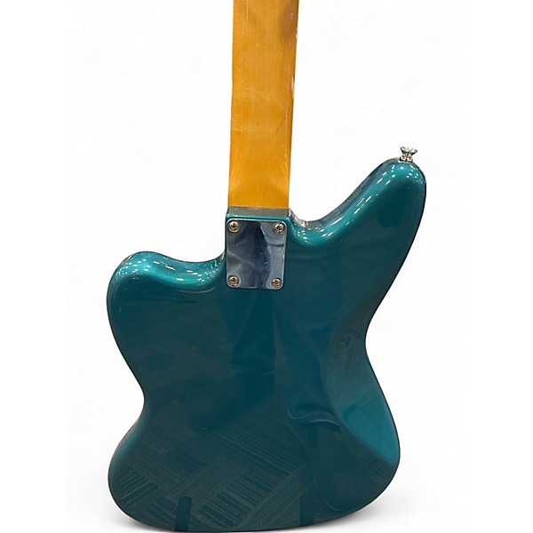 Used Fender Vintera 60s Jaguar Turquoise Solid Body Electric Guitar