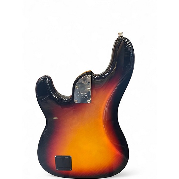 Used 2021 Fender American Elite Precision Bass 3 Color Sunburst Electric Bass Guitar