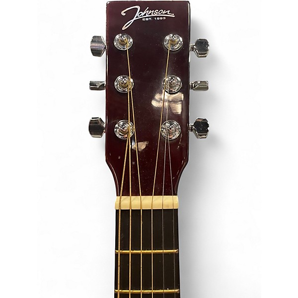 Used Johnson JG-610 Natural Acoustic Guitar