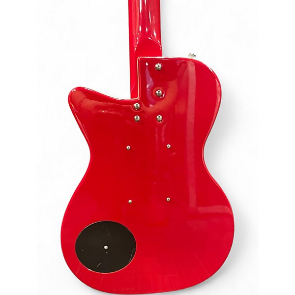 Used Danelectro 56 BARITONE RED METAL FLAKE Baritone Guitars