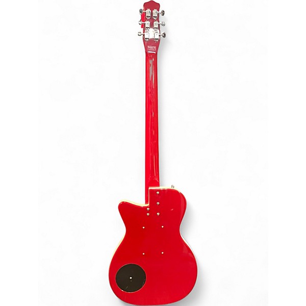Used Danelectro 56 BARITONE RED METAL FLAKE Baritone Guitars
