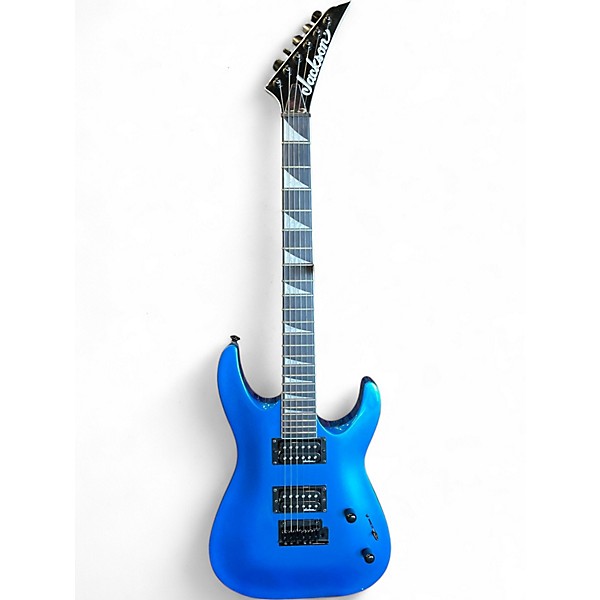 Used Jackson JS22 Dinky Jewel Blue Solid Body Electric Guitar